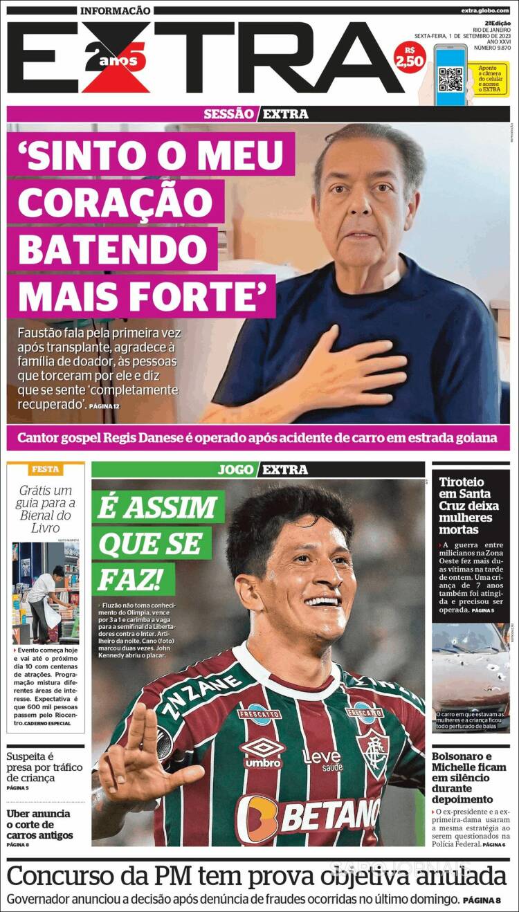 Portada de Extra (Brasil)