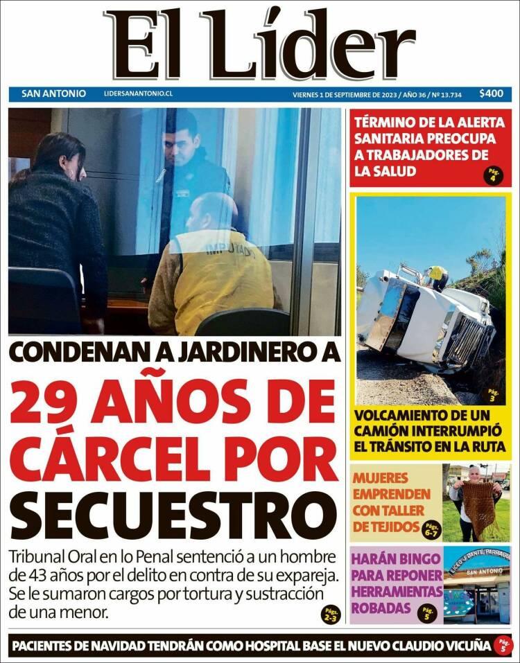 Portada de Lider de San Antonio (Chile)