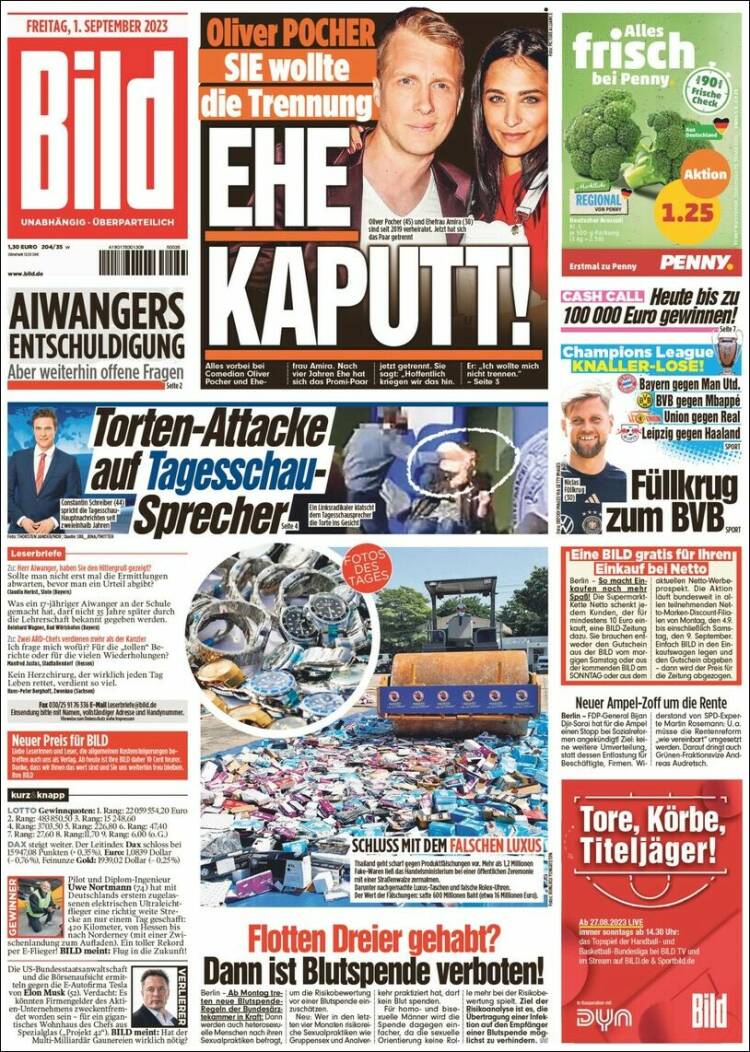 Portada de Bild (Alemania)