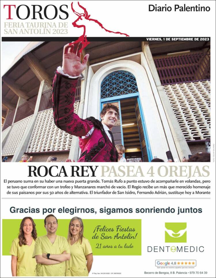 Portada de Diario Palentino (Espa&ntilde;a)