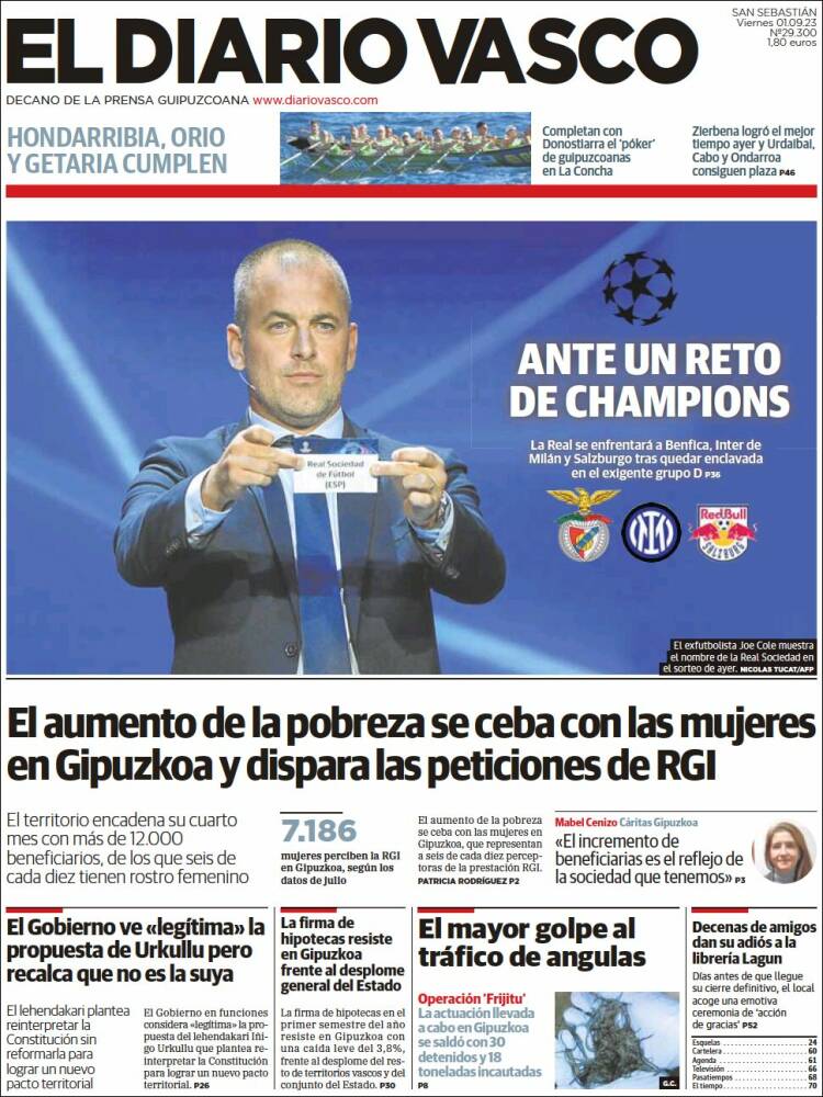 Portada de Diario Vasco (Espa&ntilde;a)