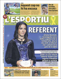 Portada de L'Esportiu (Espa&ntilde;a)