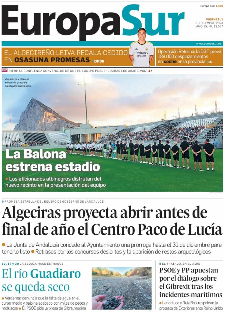 Portada de Europa Sur (Espa&ntilde;a)