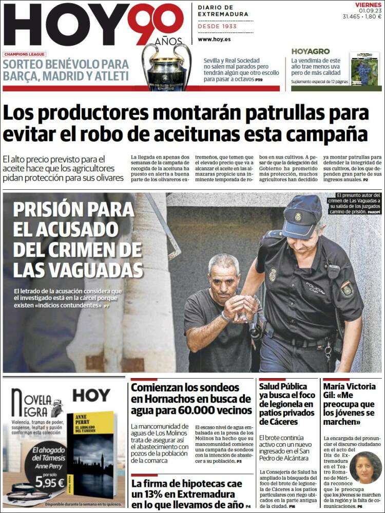 Portada de Hoy - Badajoz (Espa&ntilde;a)