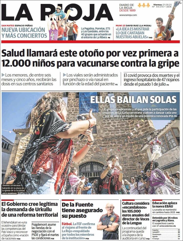 Portada de La Rioja (Espa&ntilde;a)