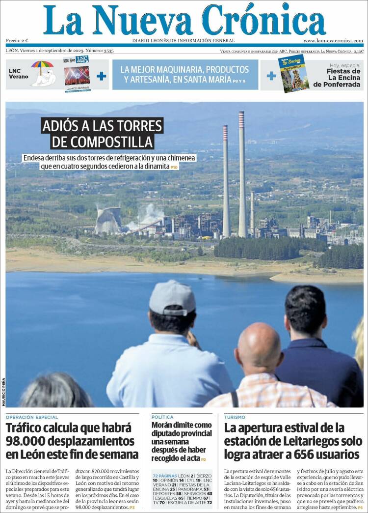 Portada de La Nueva Crónica (Espa&ntilde;a)