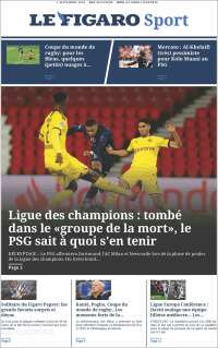 Portada de Le Figaro Sport (Francia)
