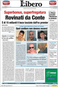 Portada de Libero (Italia)