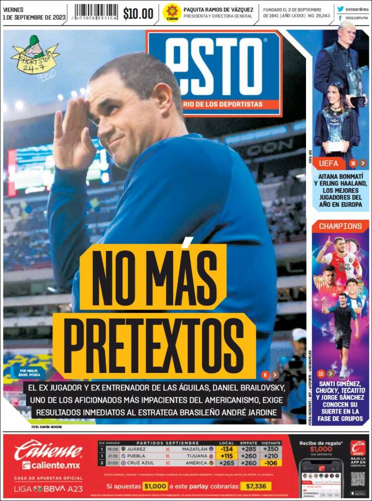 Portada de Esto (M&eacute;xico)