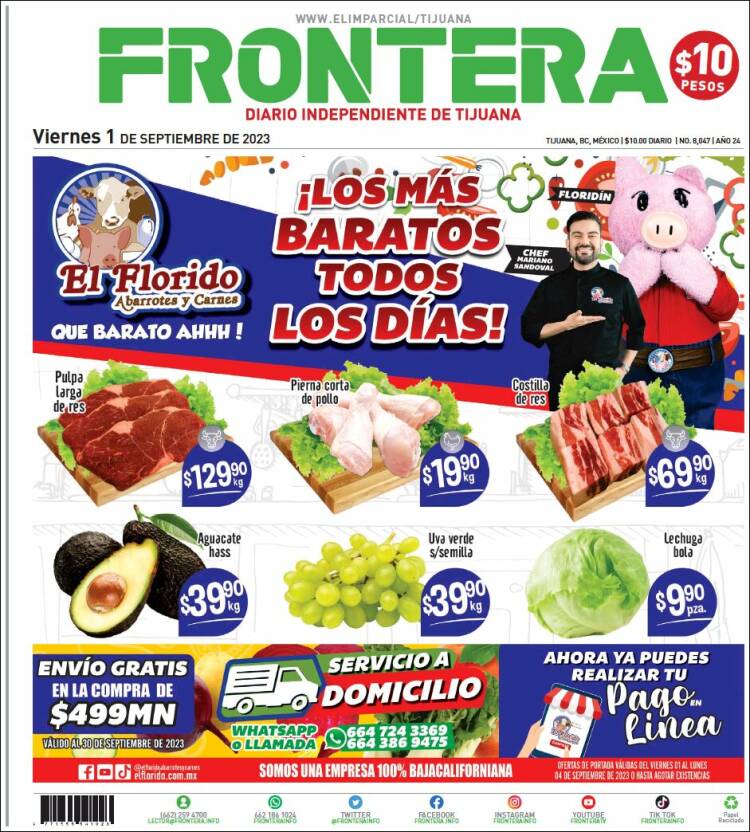 Portada de Frontera (M&eacute;xico)