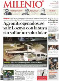 Portada de Milenio - Jalisco (M&eacute;xico)