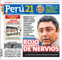 Portada de Perú 21 (Per&uacute;)