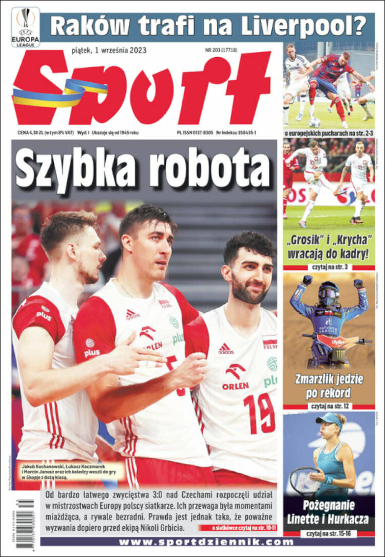 Portada de Katowicki Sport (Polonia)
