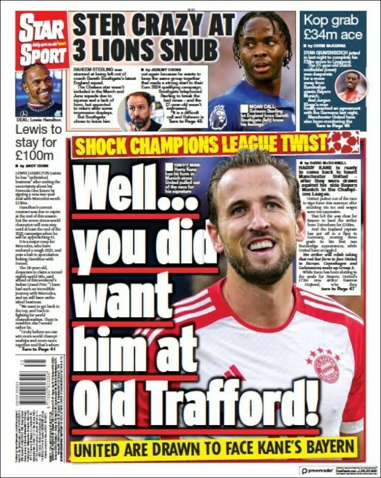 Portada de Star Sport (Reino Unido)