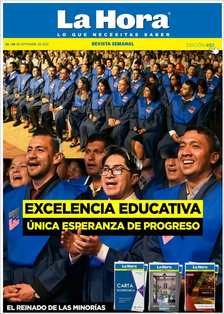 Portada de La Hora - Ecuador (Ecuador)