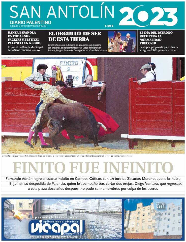 Portada de Diario Palentino (España)
