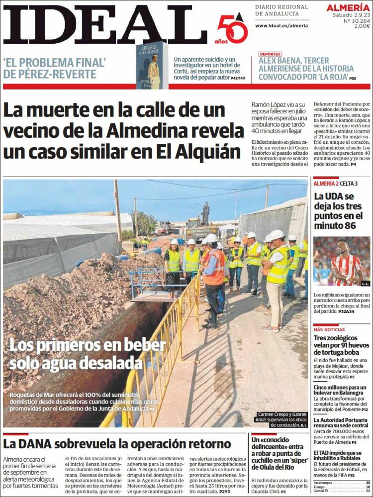 Portada de Ideal Almeria (España)