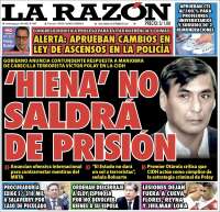 Portada de La Razón (Perú)