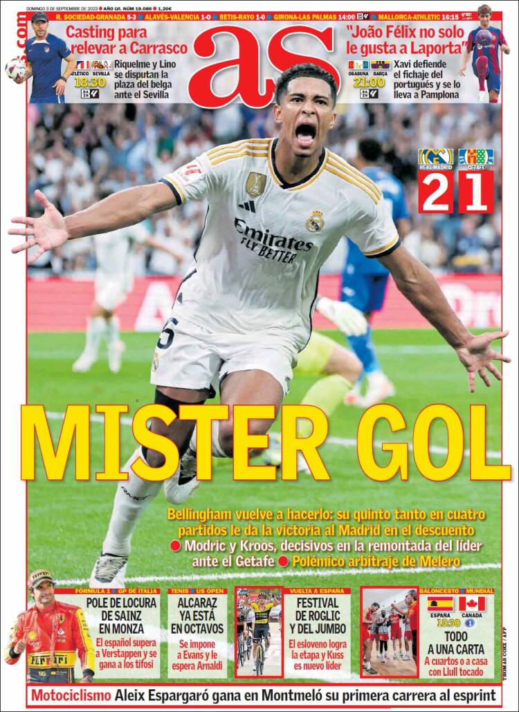 Portada de As (España)