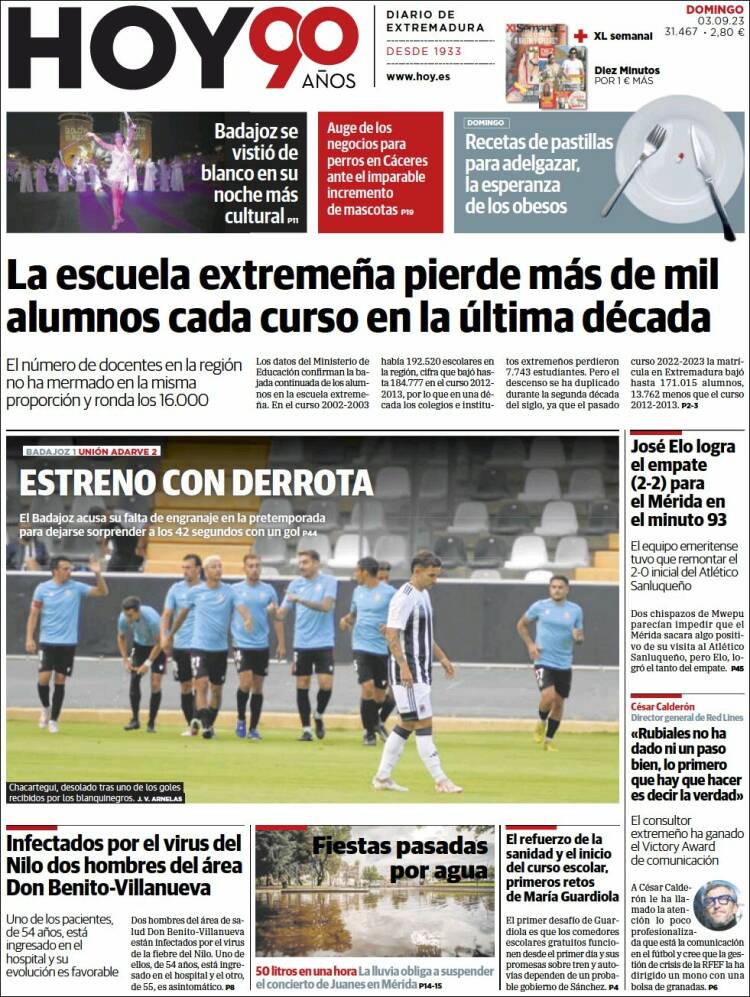 Portada de Hoy - Caceres (España)