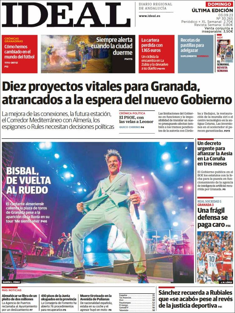 Portada de Ideal (España)