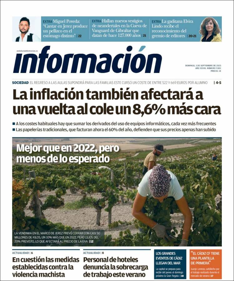 Portada de Información - Jerez (España)