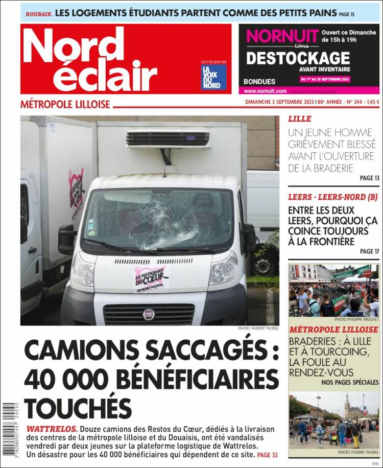 Portada de Nord Éclair (Francia)