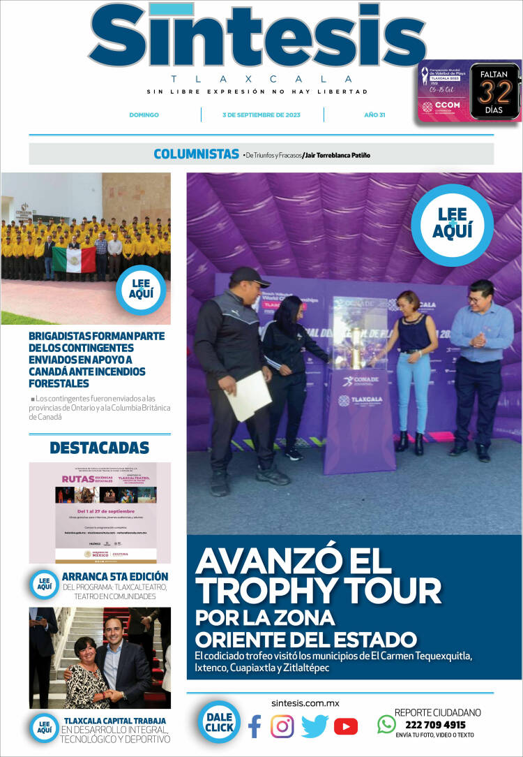 Portada de Síntesis de Tlaxcala (M&eacute;xico)