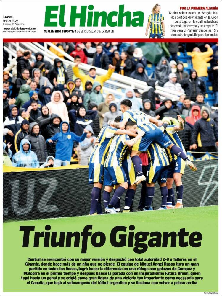 Portada de El Hincha (Argentina)