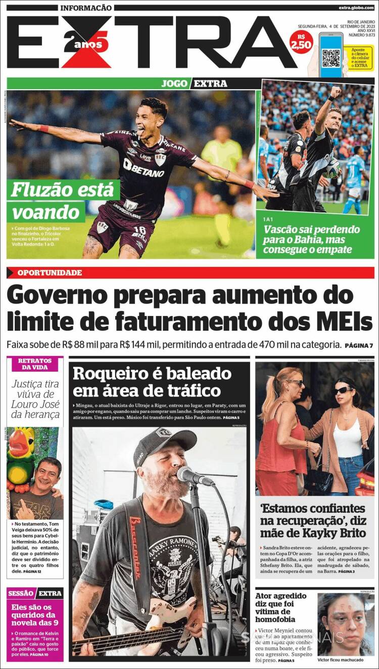 Portada de Extra (Brasil)