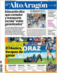 Portada de Diario del AltoAragón (España)