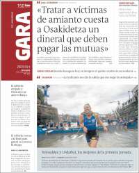 Portada de Gara (España)