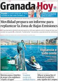 Portada de Granada Hoy (España)