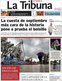 Portada de La Tribuna de Cuenca (España)