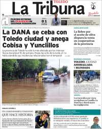 Portada de La Tribuna de Toledo (España)