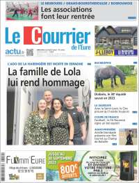 Portada de Le Courrier de l'Ouest (Francia)