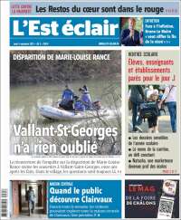 Portada de L'Est Eclair (Francia)