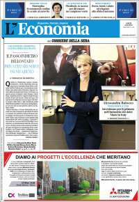 Portada de L'Economia (Italia)