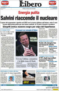 Portada de Libero (Italia)