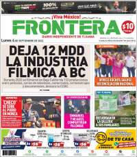 Portada de Frontera (México)