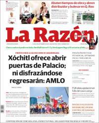 Portada de La Razón (México)