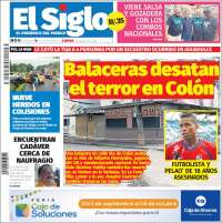 Portada de El Siglo (Panamá)