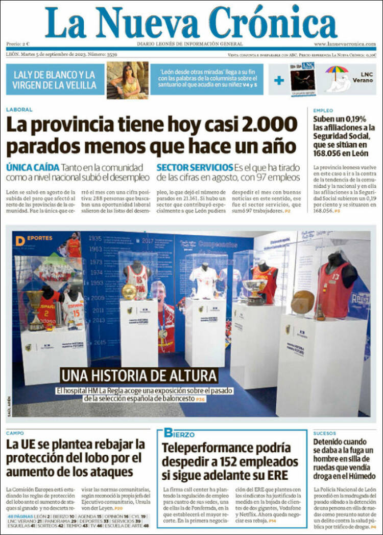 Portada de La Nueva Crónica (España)