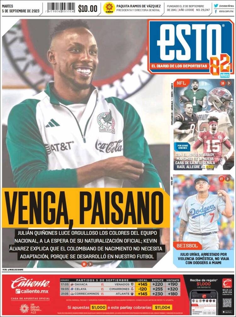 Portada de Esto (M&eacute;xico)