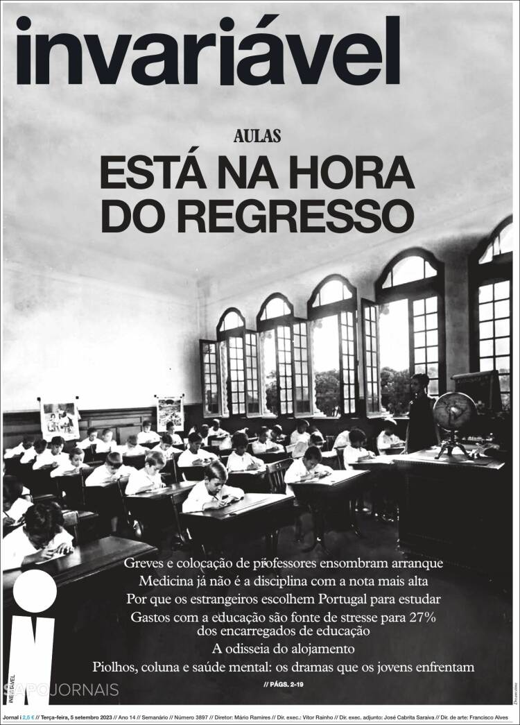 Portada de I - informação (Portugal)