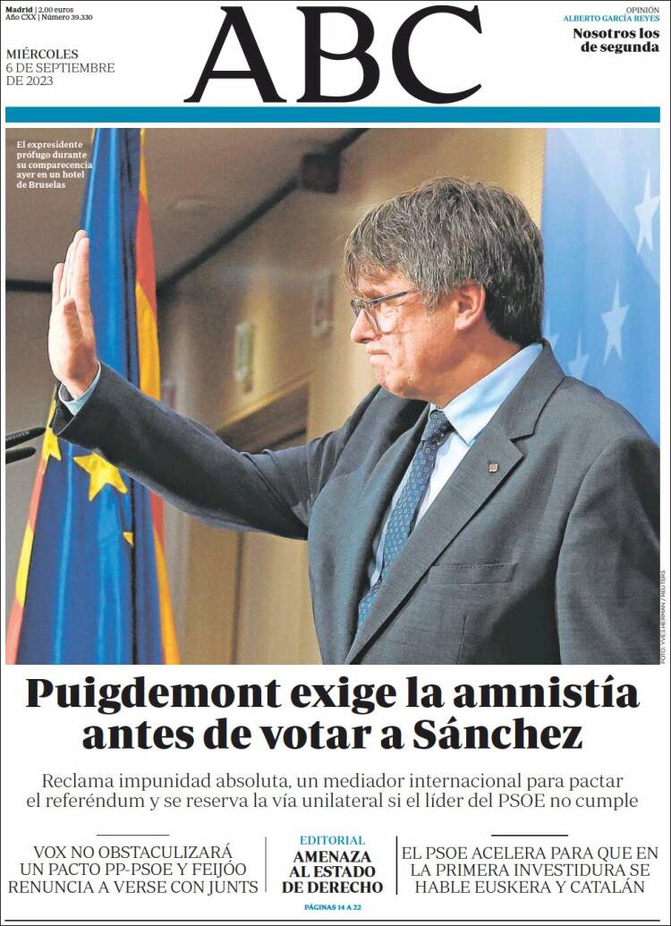 Portada de ABC (España)