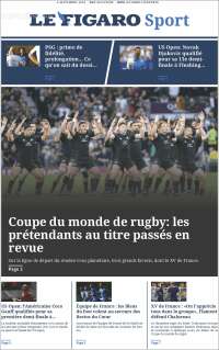 Portada de Le Figaro Sport (Francia)