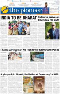 Portada de The Pioneer (India)