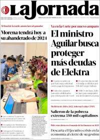 Portada de La Jornada (M&eacute;xico)