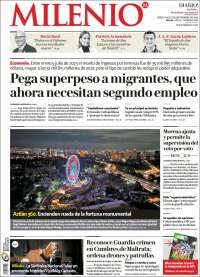 Portada de Milenio (M&eacute;xico)